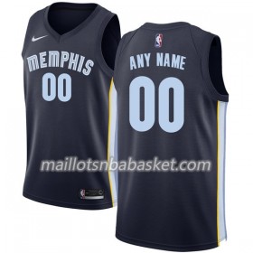 Maillot Homme Memphis Grizzlies Personnalisable Nike 2017-18 Navy Swingman